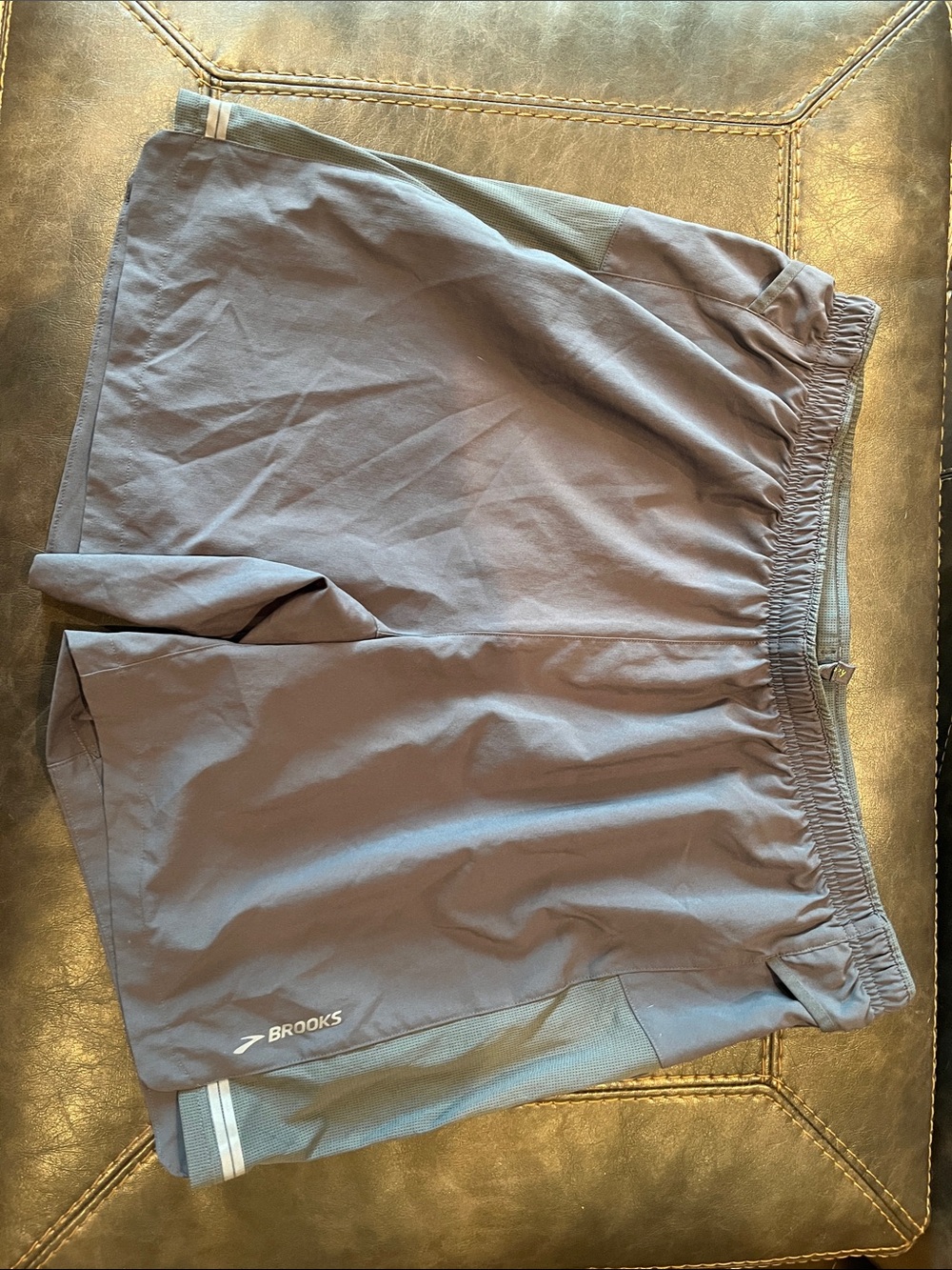 Brooks Men's Athletic Running Shorts in Slate